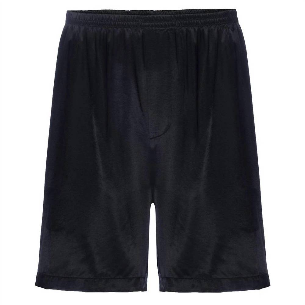 NEW PJ HARLOW men‚Äôs adam satin boxer with faux fly in black